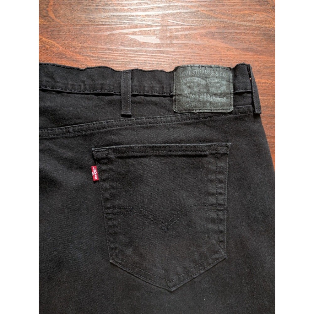 LEVI'S 541 Regular Fit 50 x 30 Jeans Stretch Flex Black Denim Modern Fit